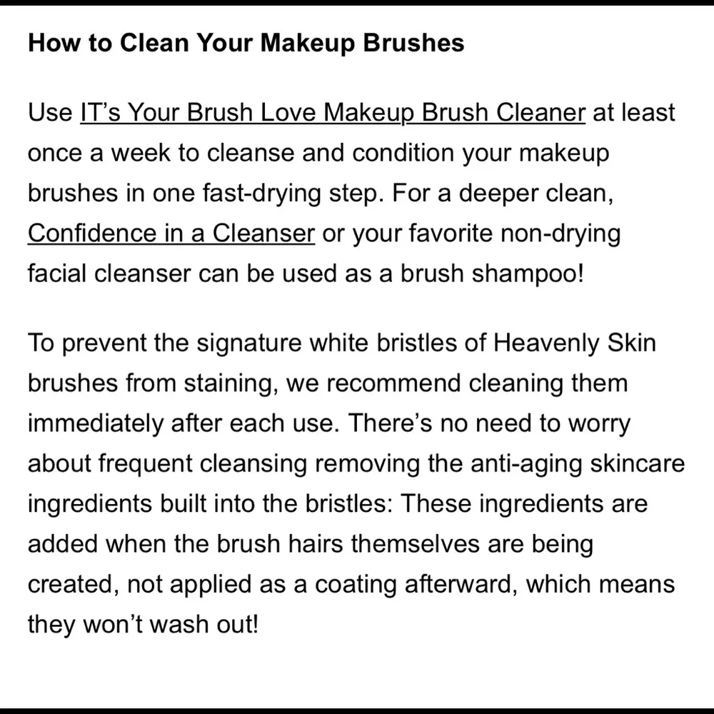 It Cosmetics Heavenly Skin Makeup Brush #702